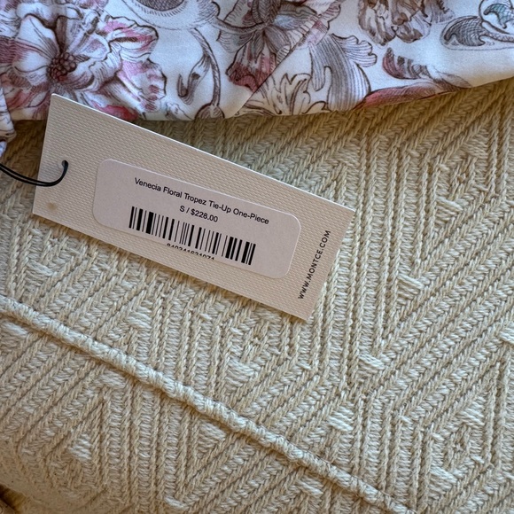 NWT MONTCE Tropez Tie-Up One-Piece | Venecia Floral Size Small - Picture 8 of 9
